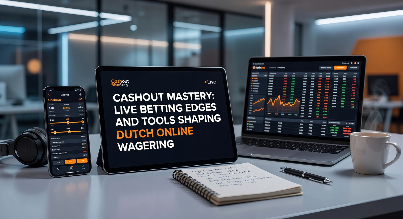 Grafiek met live betting odds en cashout knop op een Nederlands online platform, illustrerend snelle beslissingen tijdens wedstrijden
