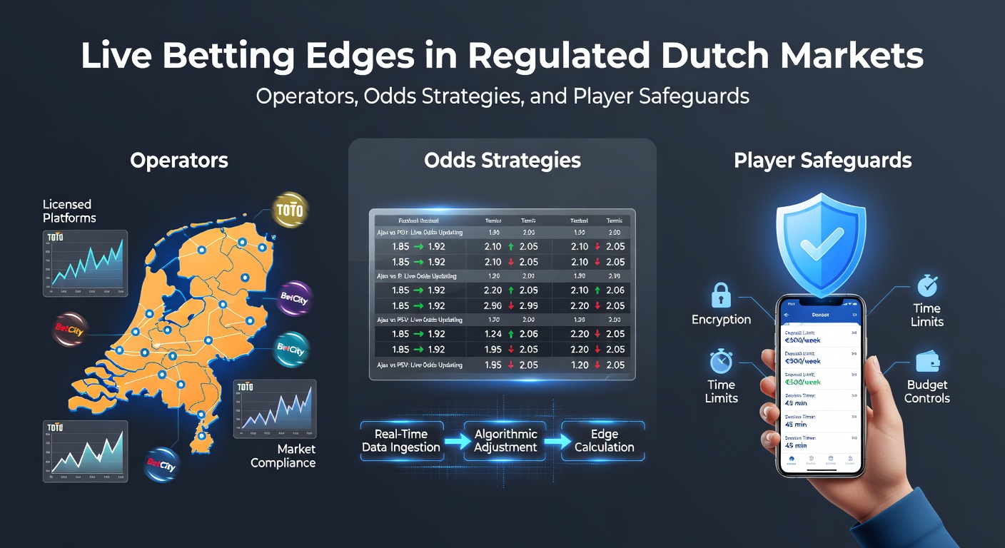 Schermafbeelding van een live betting interface met dynamische odds tijdens een voetbalwedstrijd, typisch voor legale Nederlandse platforms